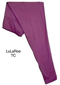 TC LuLaRoe Tall & Curvy Leggings Solid Electric Purple NWT 44