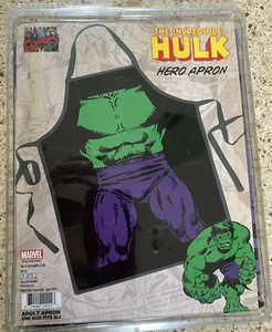 HULK Adult Cotton Apron Williams Sonoma Exclusive Marvel Licensed - Picture 1 of 2