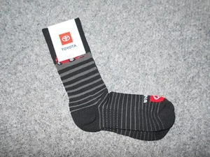 TOYOTA DRIVE NEW! OEM ADULT LARGE RED SIENNA CREW SOCKS - Picture 1 of 2
