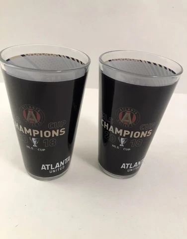 Atlanta United FC 2018 MLS Cup Champions 12oz Clear Glasses Cover