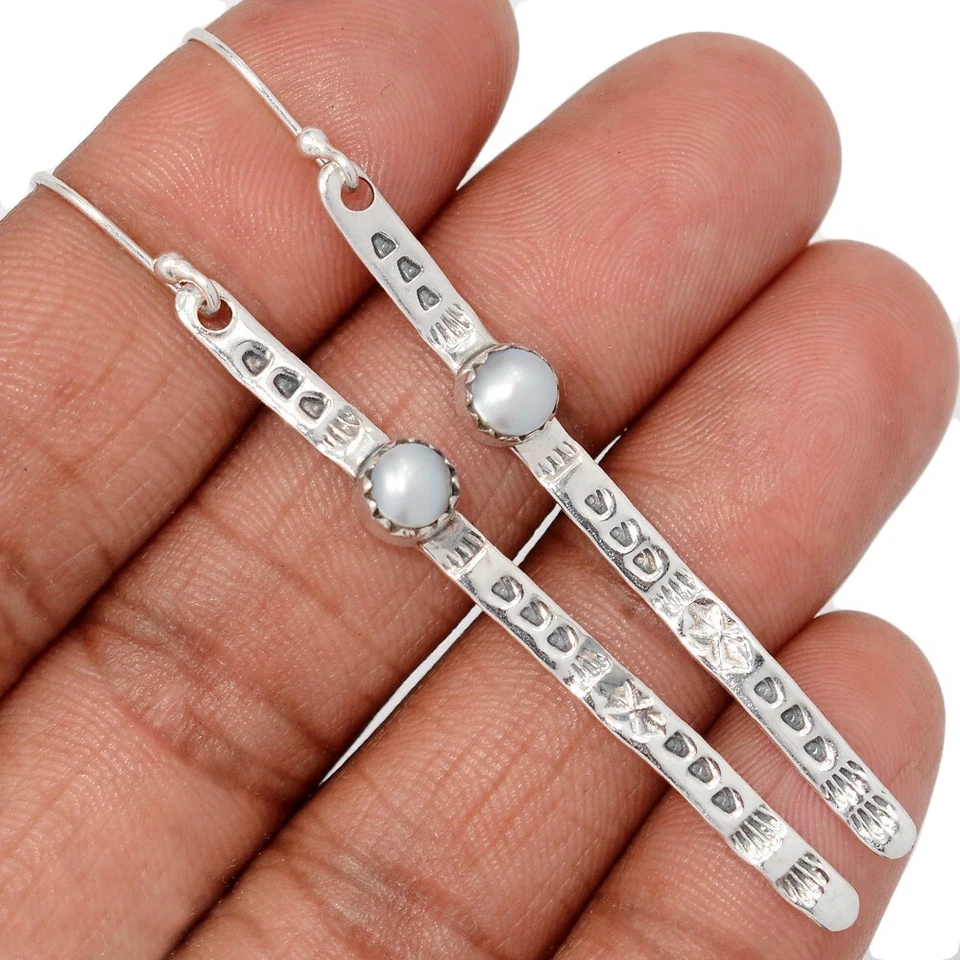 Pendientes de plata de ley 925 con perlas cultivadas WAD1 CE47865 Foto 1 de 1