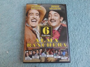 Alma Ranchera: 6 Peliculas DVD VIDEO MOVIES classic westerns Pedro Infante - Picture 1 of 10