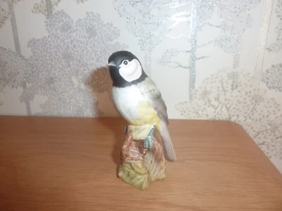 Vintage Beswick Black Capped Chicadee Finished In Matte Perfect Condition - Image 1 of 4