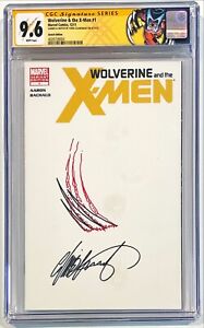 2011 Wolverine X-Men #1 Signed & Sketch Chris Claremont Blank Variant CGC 9.6 A