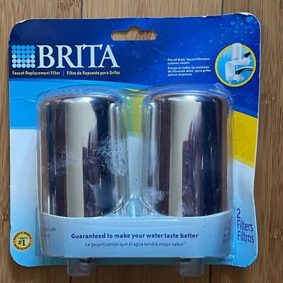 Brita Faucet Replacement Filter 2pk fits all Brita faucet filtration system - Image 1 of 4