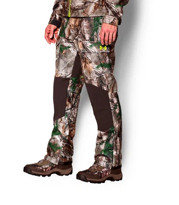 MENS UNDER ARMOUR UA STORM GORE WINDSTOPPER CAMO HUNTING PANTS 1259191-046 $260 - Image 1 of 4
