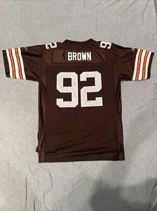 Courtney Brown #92 Browns Trikot Jugend L (14/16) Reebok - Bild 1 von 12