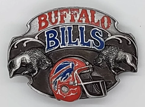 Vintage Buffalo Bills Belt Buckle Cover