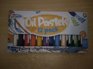 Grafix Oil Pastels 12 Pack - Picture 1 of 3