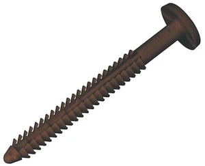 Federal Brown Window Shutters Panel Peg Loks 3" Fasteners Spikes Lock Pegs Bulk - Picture 1 of 7