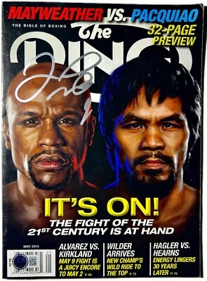 Floyd Mayweather Jr. Signed May. 2015 The Ring Magazine Pacquiao (BAS BN38169) - Image 1 of 4