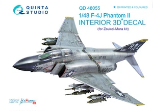 Quinta Studio 1/48 F-4J 3D-gedruckter & farbiger Innenraum (für ZM SWS-Kit) - Picture 1 of 17