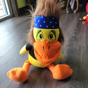 DUCK TOY FACTORY Billy Duck 15" Plush Wild Beard and Hair Patriotic Headband - Picture 1 of 14