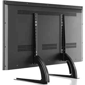 Universal Table Top TV Stand Base TV Legs with Height Adjustment fits Most 32... - Picture 1 of 9