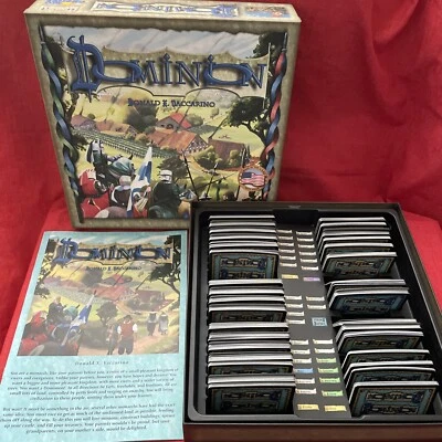 Dominion,  Donald & Vaccarino 1st Edition Rio Grande Games  100% Complete EX - Image 1 of 4