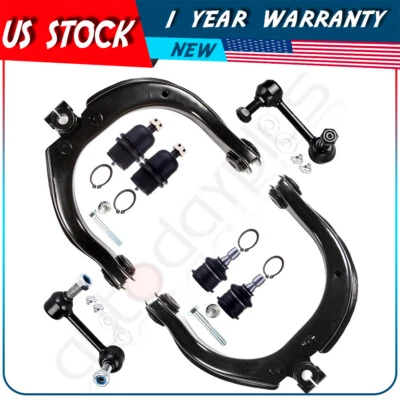 For 2004-2006 Chevrolet SSR 8Pc Upper Control Arm Ball Joint Sway Bar Suspension - Image 1 of 4