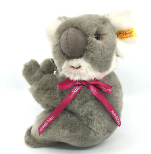 Steiff Baby Koala Bear Plush 25cm 10in ID Button Tags 2000s Joey Vintage