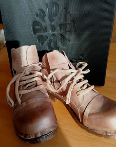 Lagenlook Ausgefallene PAPUCEI Schnürschuhe, Desert Boots LEDER Gr. 37 NEU - Bild 1 von 7