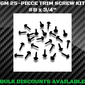 1984-1996 C4 Corvette Interior Exterior Engine Bay Trim Screws Body Bolts GM OEM - Picture 1 of 2
