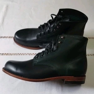Botas de Cuero Wolverine 1000 Mile Evans Verde Y Negro Talla US 11D *Nuevas* - Imagen 1 de 24