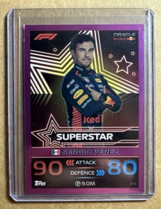 Topps Turbo Attax Superstar Sergio Pérez 2023 rosa #273 - Imagen 1 de 1