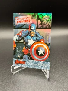 2022  AVENGERS UPPER DECK  - CAPTAIN AMERICA ALTERNATE UNIVERSE - CARD #154/499 - Picture 1 of 2