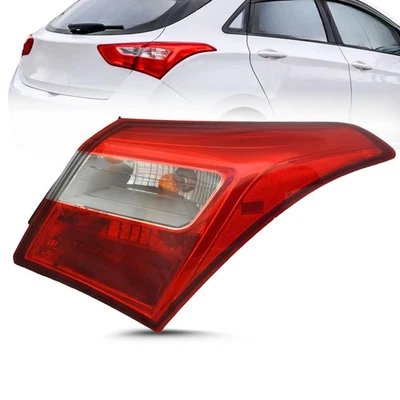 Luz trasera para Hyundai Elantra GT 2013-2017 con bombillas, exterior lado derecho/pasajero Foto 1 de 4