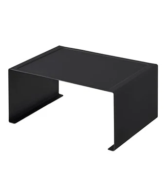 Yamazaki Tower Stackable Kitchen Steel L-Shaped Rack Large Black Approx. W30.5 x - Image 1 of 4