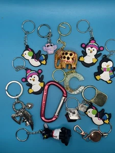 Llavero Lote de 14 Anillos Clips Únicos Coleccionables - Imagen 1 de 7