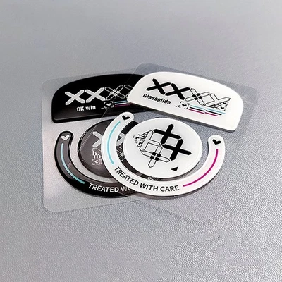 Glass Mouse Skates Glide Feet Pads Mouse Feet Sticker for G Pro X Superlight A5 - Image 1 of 4