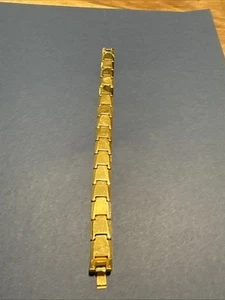 Men’s 8” Gold Tone Tungsten Bracelet w/removable Links - Picture 1 of 1