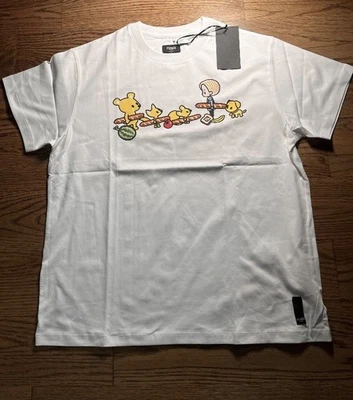 Футболка Fendi с анималистическим принтом хлопок белая с коротким рукавом - размер большой - Изображение 1 из 3