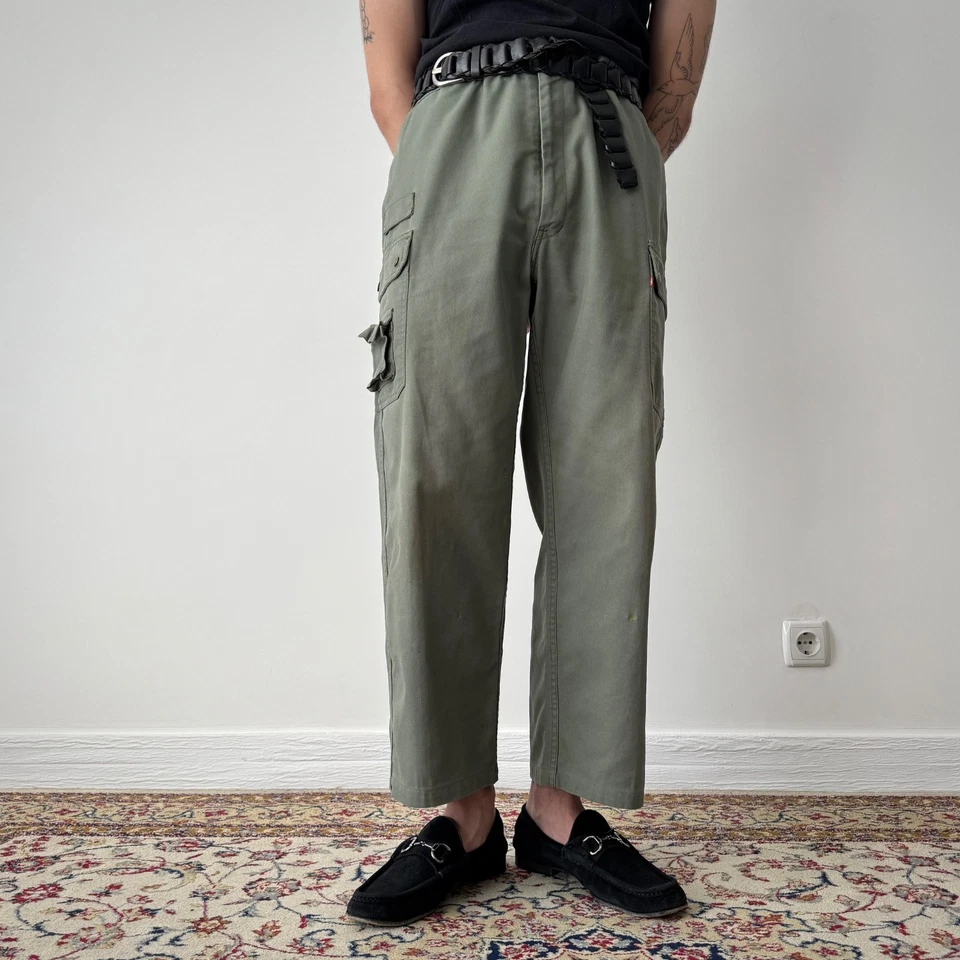 1970s Vintage French Workwear ‘Adolphe Lafont’ Work Pants Size 34 - Image 1 of 4