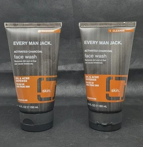 Menge 2 Every Man Jack Aktivkohleöl und Akne-Abwehr 5 Oz Gesichtswasser  - Bild 1 von 15