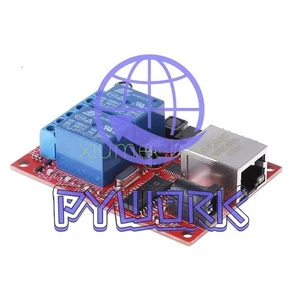 Módulo controlador controlador TCP/UDP conmutador de retardo placa relé de 2 vías servidor LAN Ethernet WEB - Imagen 1 de 6