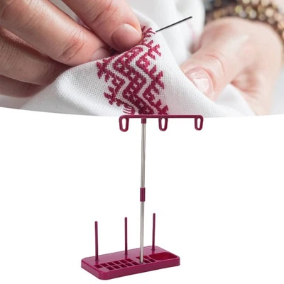 Purple Thread Holder Detachable 3 Spools Holder  Household Sewing - Image 1 of 4