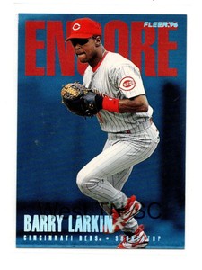 1996 Fleer Update Tiffany #U230 Barry Larkin ENC