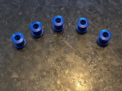 💚NUEVO Pernos de plato de piñón azul Sugino Suntour GT Haro Redline Dyno Foto 1 de 2