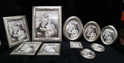 10 Ornate Silver Frames Gallary Wall Décor NEW Open Package - Image 1 of 4