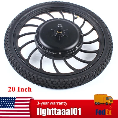 20 inch Hub Motor Ebike Front Wheel Electric Bicycle Motor Conversion Kit 48 V - Image 1 of 4