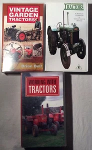 Joblot/Bundle Of 3x Vintage Tractor/Garden Tractor VHS Videos - Imagen 1 de 12
