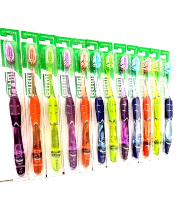 12 Sunstar GUM 525 Technique Deep Clean Soft Compact Toothbrushes BEST PRICE!!! - Image 1 of 4