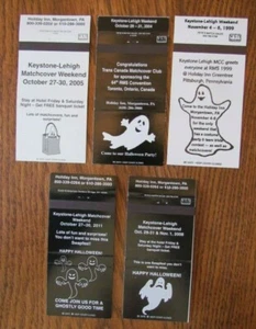 GHOST ON MATCHBOOK MATCHCOVERS: LOTE DE 5 DIFERENTES -E21 - Imagen 1 de 1