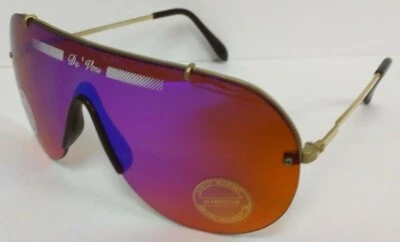 Gafas de sol estilo aviador vintage con lente Premiere púrpura iridio azul verdadero Foto 1 de 2