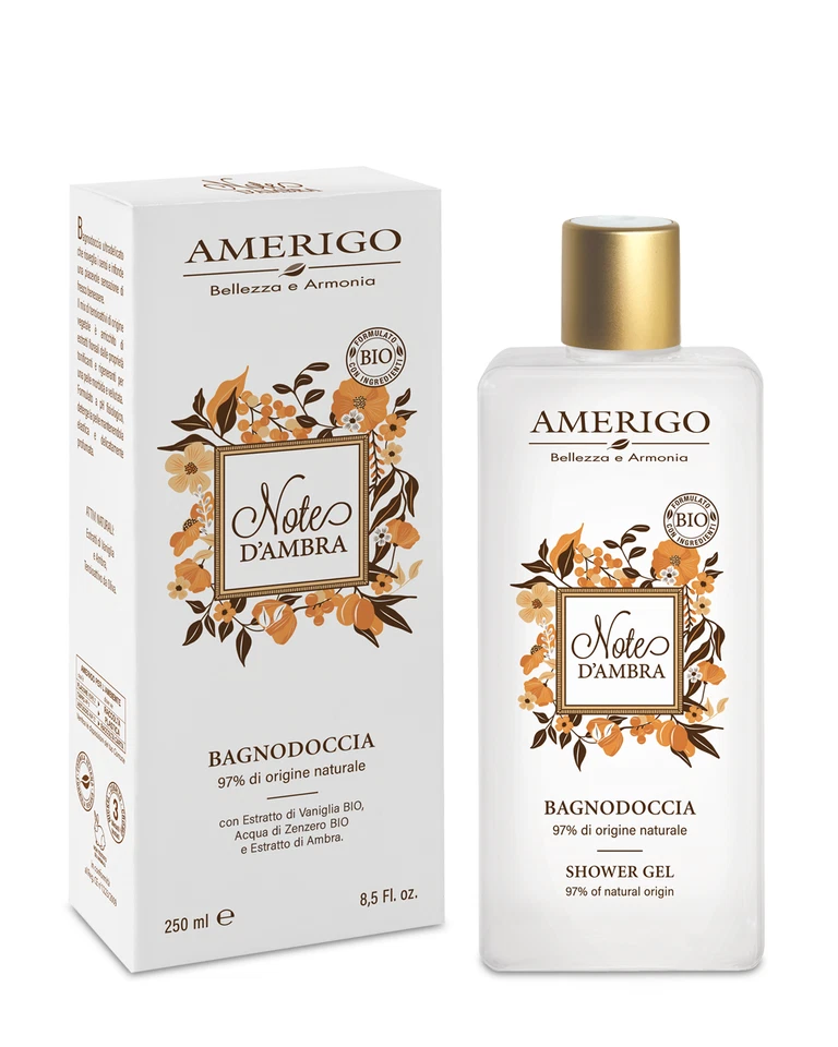 AMERIGO NOTE D'AMBRA DUSCHBAD - 250 ml