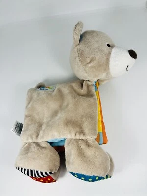 Carters My ABC Friend Bebé Sonajero Peluche Oso Suave Arruga Sensorial Libro Juguete Foto 1 de 4