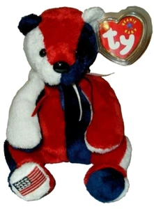Ty Beanie Baby - PATRIOT the USA Bear (7.5 Inch) MWMTs Plush Stuffed Animal Toy - Picture 1 of 7