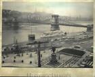 1982 Press Photo Chain Bridge Across Danube River Between Buda And Pest