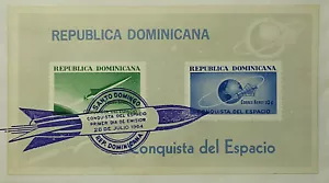 1964 FDC Dominican Republic Conquest of Space First Day Cover Lot 2 - Picture 1 of 2