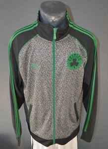 Boston Celtics NBA Jacket Basketball Tracksuit Sweatshirt Mens Full Zip Size S - Picture 1 of 4